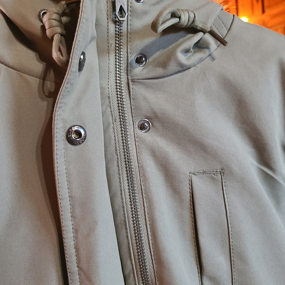 NWT Volcom Sherpa lined women jacket Green Tea XS - Picture 4 of 16